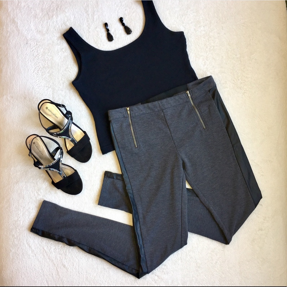 DONATING SOON: Tuxedo Stripe Leggings